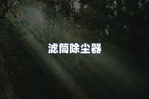 滤筒除尘器